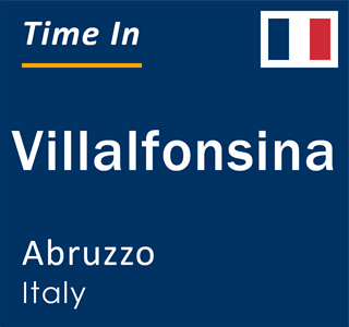 Current local time in Villalfonsina, Abruzzo, Italy