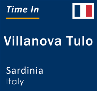 Current local time in Villanova Tulo, Sardinia, Italy