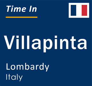 Current local time in Villapinta, Lombardy, Italy