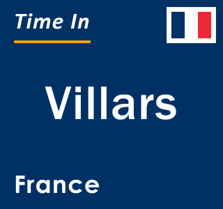 Current local time in Villars, France