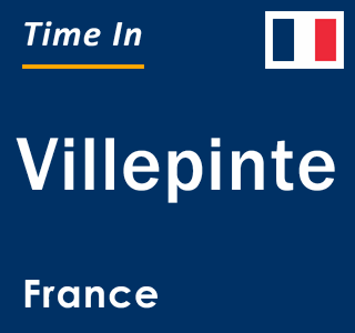 Current local time in Villepinte, France