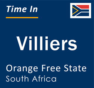 Current local time in Villiers, Orange Free State, South Africa