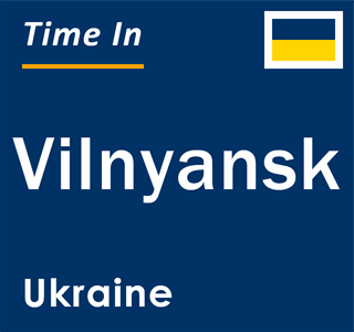 Current local time in Vilnyansk, Ukraine