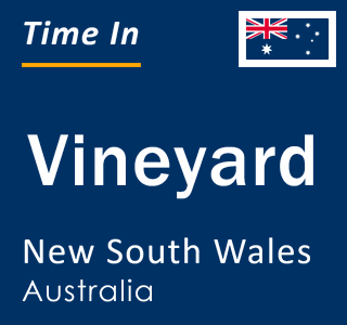 Current local time in Vineyard, New South Wales, Australia