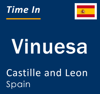 Current local time in Vinuesa, Castille and Leon, Spain