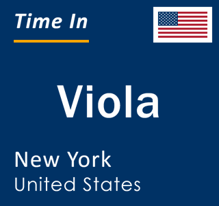 Current local time in Viola, New York, United States