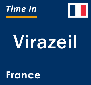 Current local time in Virazeil, France