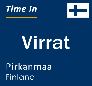 Current local time in Virrat, Pirkanmaa, Finland