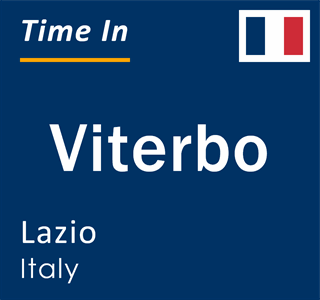 Current local time in Viterbo, Lazio, Italy