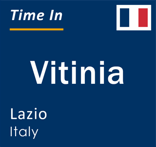 Current local time in Vitinia, Lazio, Italy