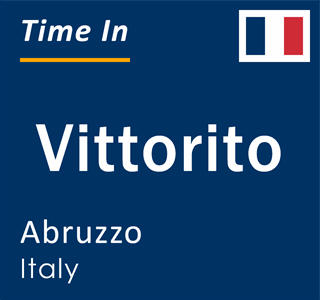 Current local time in Vittorito, Abruzzo, Italy