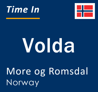 Current local time in Volda, More og Romsdal, Norway
