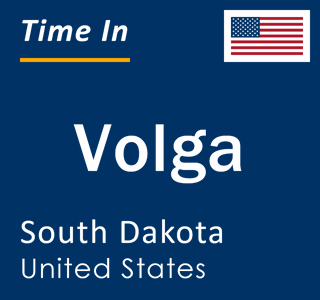 Current local time in Volga, South Dakota, United States