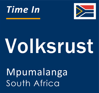 Current local time in Volksrust, Mpumalanga, South Africa