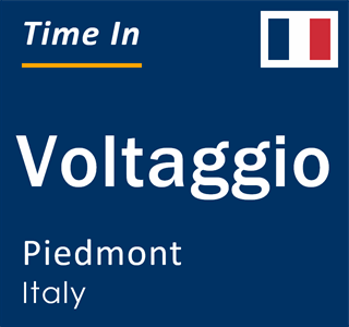 Current local time in Voltaggio, Piedmont, Italy