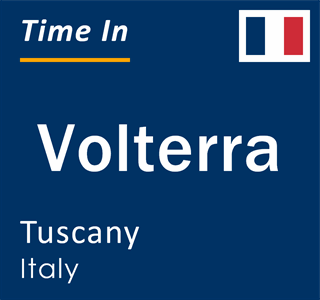 Current local time in Volterra, Tuscany, Italy