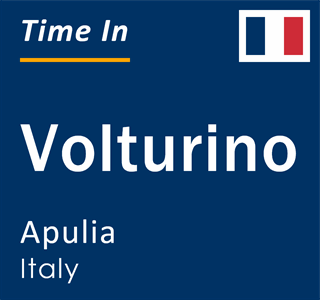 Current local time in Volturino, Apulia, Italy