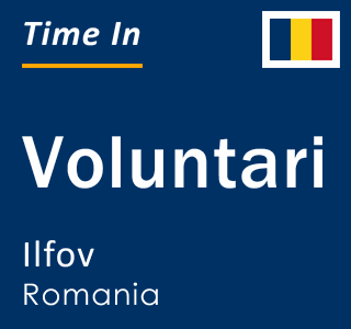 Current local time in Voluntari, Ilfov, Romania