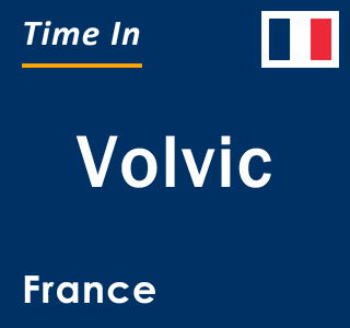 Current local time in Volvic, France