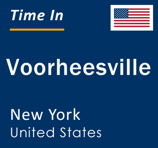 Current local time in Voorheesville, New York, United States