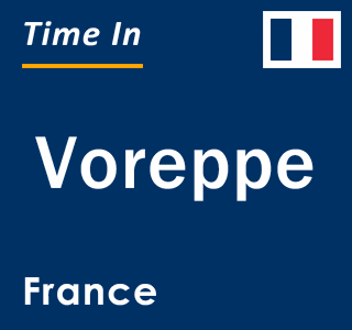 Current local time in Voreppe, France