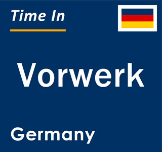 Current local time in Vorwerk, Germany