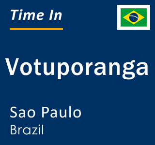 Current local time in Votuporanga, Sao Paulo, Brazil
