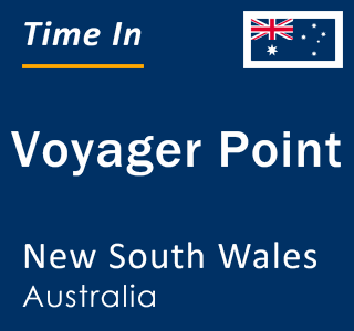 Current local time in Voyager Point, New South Wales, Australia