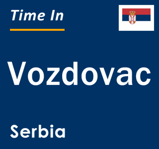 Current local time in Vozdovac, Serbia