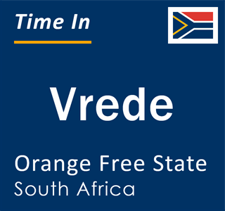 Current local time in Vrede, Orange Free State, South Africa