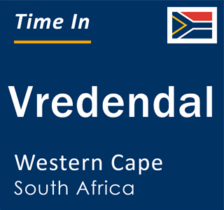 Current time in Vredendal, Western Cape, South Africa