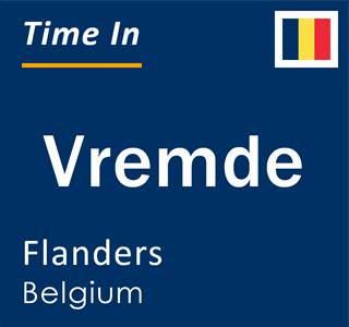 Current local time in Vremde, Flanders, Belgium