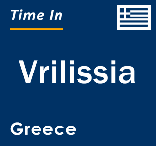 Current local time in Vrilissia, Greece