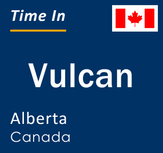 Current local time in Vulcan, Alberta, Canada