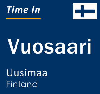 Current local time in Vuosaari, Uusimaa, Finland