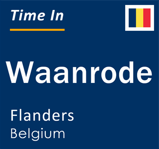 Current local time in Waanrode, Flanders, Belgium