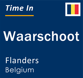 Current local time in Waarschoot, Flanders, Belgium