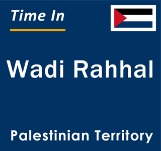 Current local time in Wadi Rahhal, Palestinian Territory