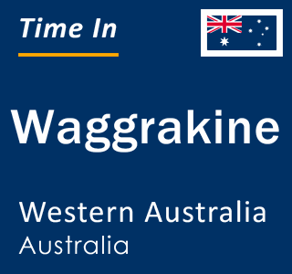 Current local time in Waggrakine, Western Australia, Australia