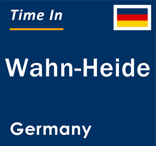 Current local time in Wahn-Heide, Germany