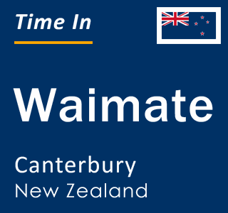 Current local time in Waimate, Canterbury, New Zealand