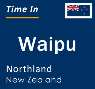 Current local time in Waipu, Northland, New Zealand