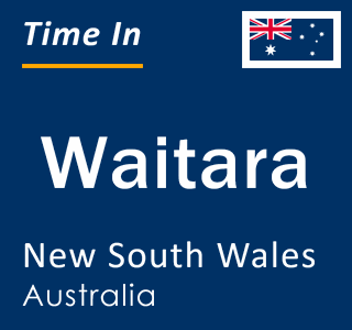 Current local time in Waitara, New South Wales, Australia