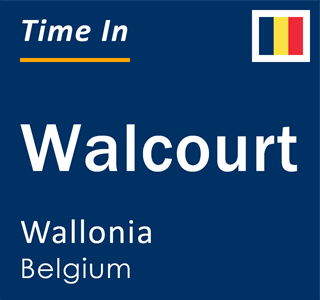 Current time in Walcourt, Wallonia, Belgium