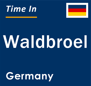 Current local time in Waldbroel, Germany