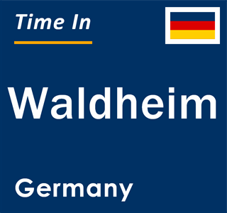 Current local time in Waldheim, Germany