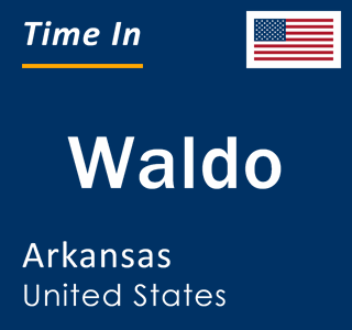 Current local time in Waldo, Arkansas, United States