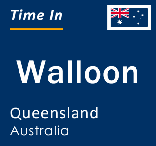 Current local time in Walloon, Queensland, Australia