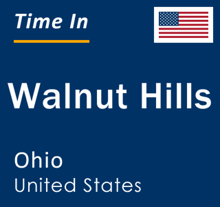 Current local time in Walnut Hills, Ohio, United States