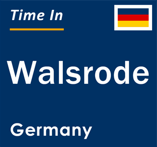 Current local time in Walsrode, Germany